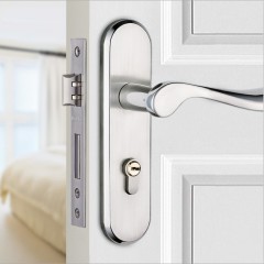 【伯利好】JC-M043-CB50-66 不锈钢门锁锁具 室内 木门 卫生间 卧室 房门锁 门把手